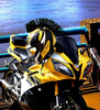 Black Motorcycle Helmet Mohawk