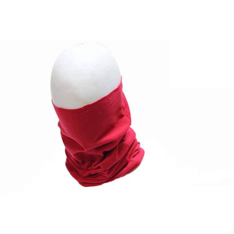 Red Long Cotton Face Mask Neck And Face Protector