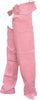 Women's Pink Plain Lined Hip Hugger Leather Motorcycle Chaps