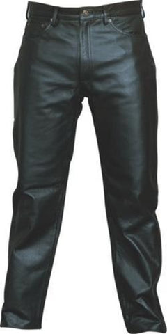 Men's Premium 5 Pocket Analine Leather Motorcycle Pants