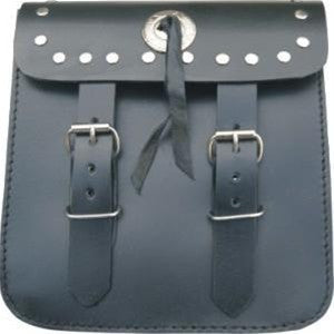 Leather Studded Motorcycle Sissy Bar Bag