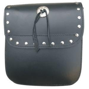 Studded Leather Motorcycle Sissy bar bag