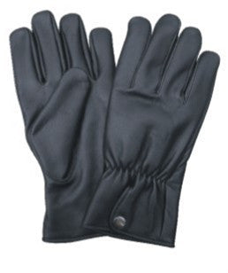 Full finger Plain Gloves with Elastic Wrist & Snap Closure