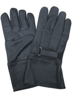 Soft Lambskin Leather Motorcycle Riding Gloves Fleece Lined
