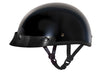 Daytona D.O.T Skull Cap Motorcycle Helmet Hi Gloss Black