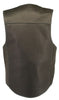Made in USA Mens Dual Front Zipper Bulletproof Style Leather Motorcycle Vest All Colors