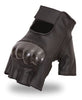 Mens Premium Cowhide Leather Motorcycle Racing Gloves Hard Knuckle