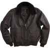 Alpha Industries G-1 Brown Goatskin Leather Flight Jacket