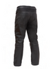Mens Black Leather Updated 4 Pocket Jean Style Pants Pre-Curve Knee Detail