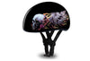 Daytona D.O.T Skull Cap Motorcycle Helmet With Skull/Wings