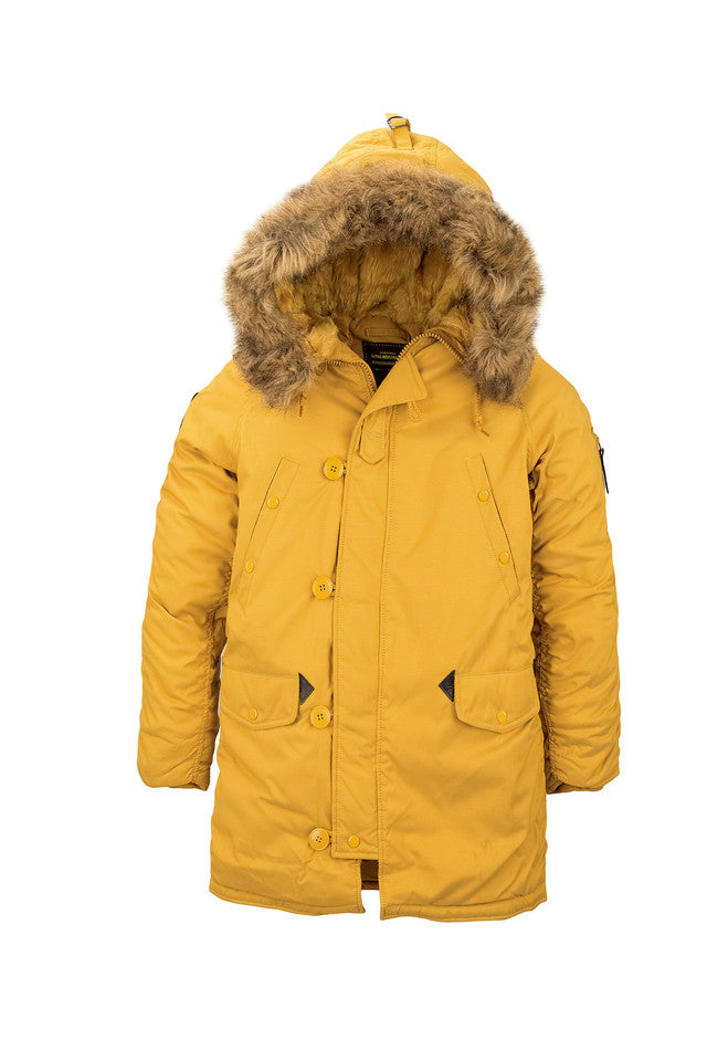 Alpha industries yellow parka best sale