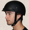 Daytona Helmet D.O.T Skull Cap Motorcycle Helmet Gloss Black No Visor