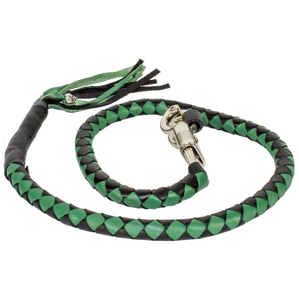 Black And Green Get Back Whip For Motorcycles