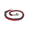 Black And Red Get Back Whip For Motorcycles 2" circumference