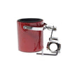 Burgundy Motorcycle Cup Holder With Foam Cup Insert