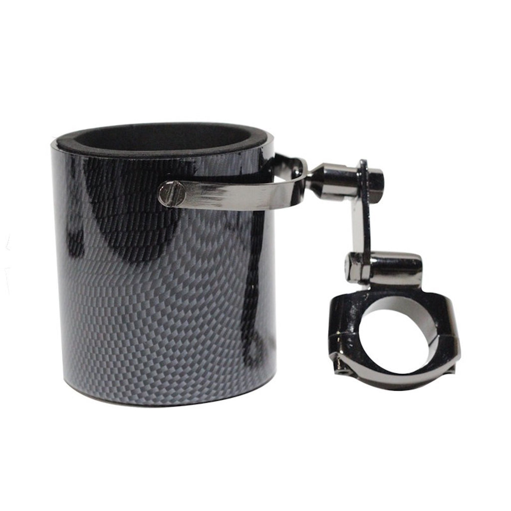 Carbon Fiber Motorcycle Cup Holder With Foam Cup Insert