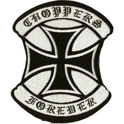Choppers Forever Motorcycle Vest Patch 7" x 6"