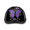 Novelty Eagle Motorcycle Helmet with Purple Butterfly