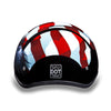 Daytona D.O.T Skull Cap Motorcycle Helmet Freedom American Flag