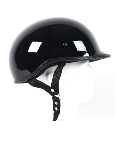 D.O.T Polo Gloss Black Motorcycle Helmet