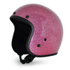 Daytona D.O.T Cruiser Motorcycle Helmet 3/4 Shell Pink Metal Flake