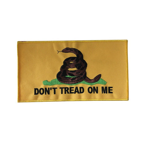 Don't Tread On Me Motorcycle Vest Patch 4¼" x 7¾"