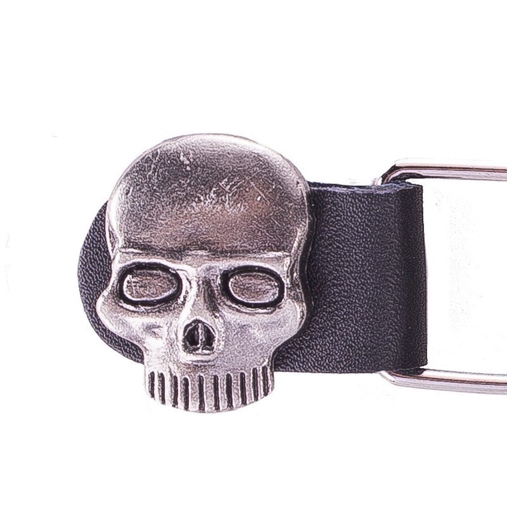 Double Chain Motorcycle Vest Extender With Skull