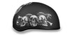 Daytona D.O.T Skull Cap Motorcycle Helmet With Snake Skulls