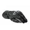 Perforated Hard Knuckle Leather Motorcycle Racing Gloves