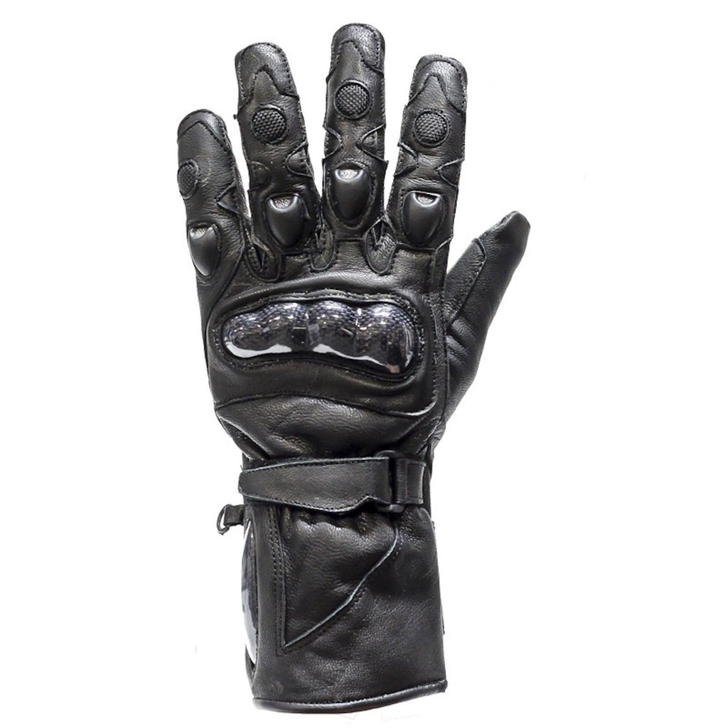 Hard Knuckle Motorcycle Leather Gloves