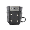 Leather Motorcycle Cup Holder With Concho