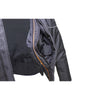 Men's Vented Textile Concealed Carry Motorcycle Jacket with Reflective Skulls