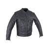 Mens Naked Leather Cruising Jacket With Front And Back Air Vents Gun Pockets