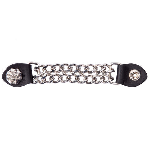 Motorcycle Chain Vest Extender With Spikes