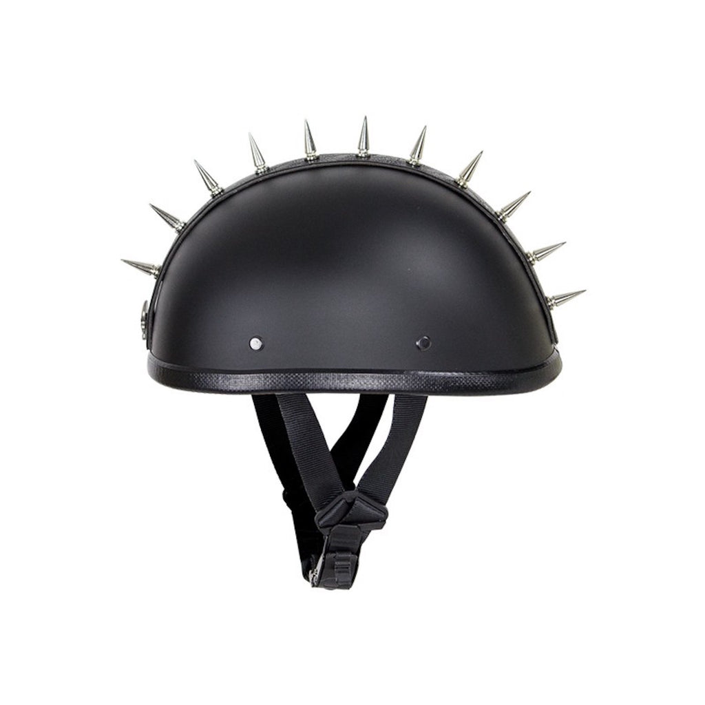Motorcycle Helmet Adhesive 1" Long Spikes With Polished Metallic Skull …
