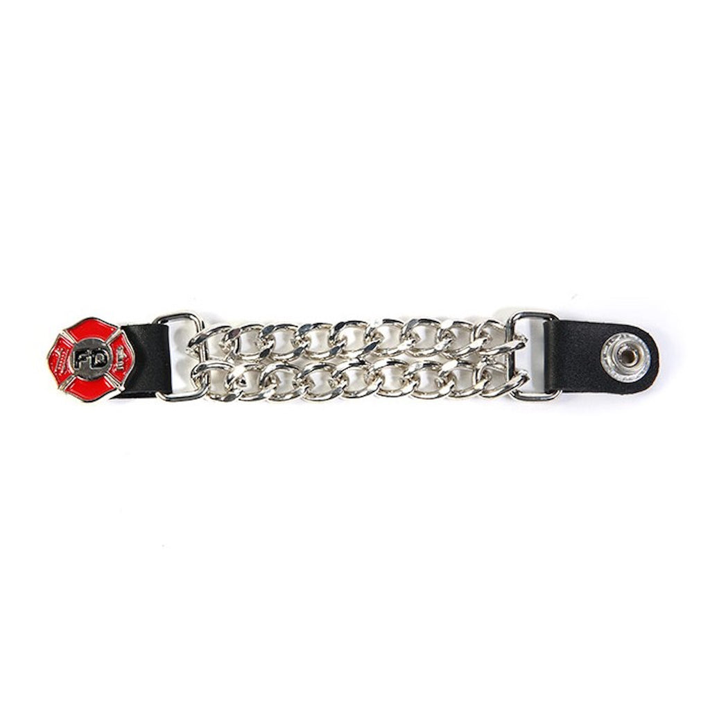 Motorcycle Vest Extender With Fire Department Logo