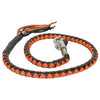 Orange And Black Get Back Whip For Motorcycles