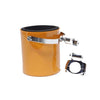 Orange Motorcycle Cup Holder With Foam Cup Insert