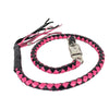 Pink And Black Get Back Whip For Motorcycles