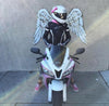 Pink Motorcycle Helmet Bow