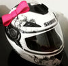 Pink Motorcycle Helmet Bow