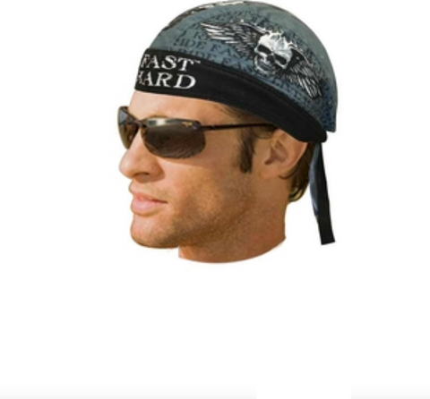 Ride Fast Skull Cap Headwrap