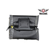PVC Waterproof Motorcycle Saddlebag with Quick-Release, Studs