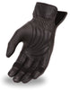 Womens Premium Analine Cowhide Motorcycle Glove with Gel Palm