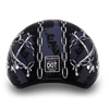 Daytona D.O.T Skull Cap Motorcycle Helmet with Skull Chains