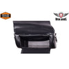 PVC Waterproof Plain Motorcycle Saddlebag Zip Off Bag 14.75" x 6.50" x 12"